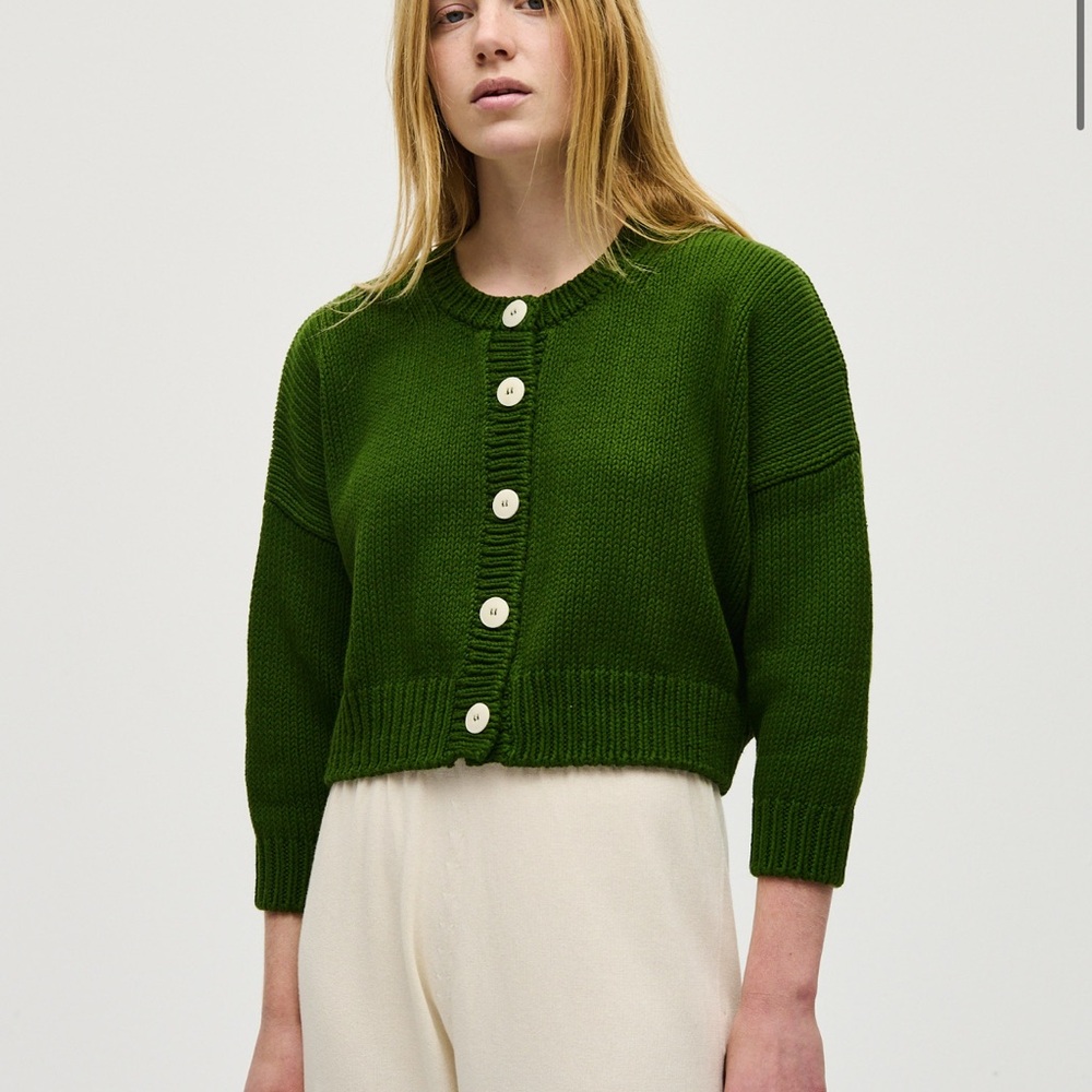 Babaa Cardigan No 14 in Pine